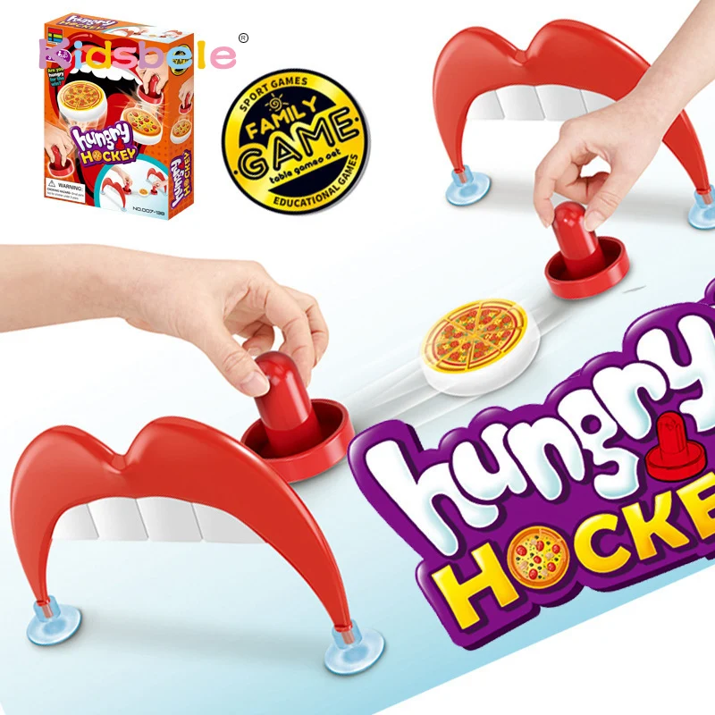 Kid's Toy Board Games Puzzle Toys Pizza Ice Push Pull Toys Table ce Hockey Game Tabletop Games Finger Hockey Toy