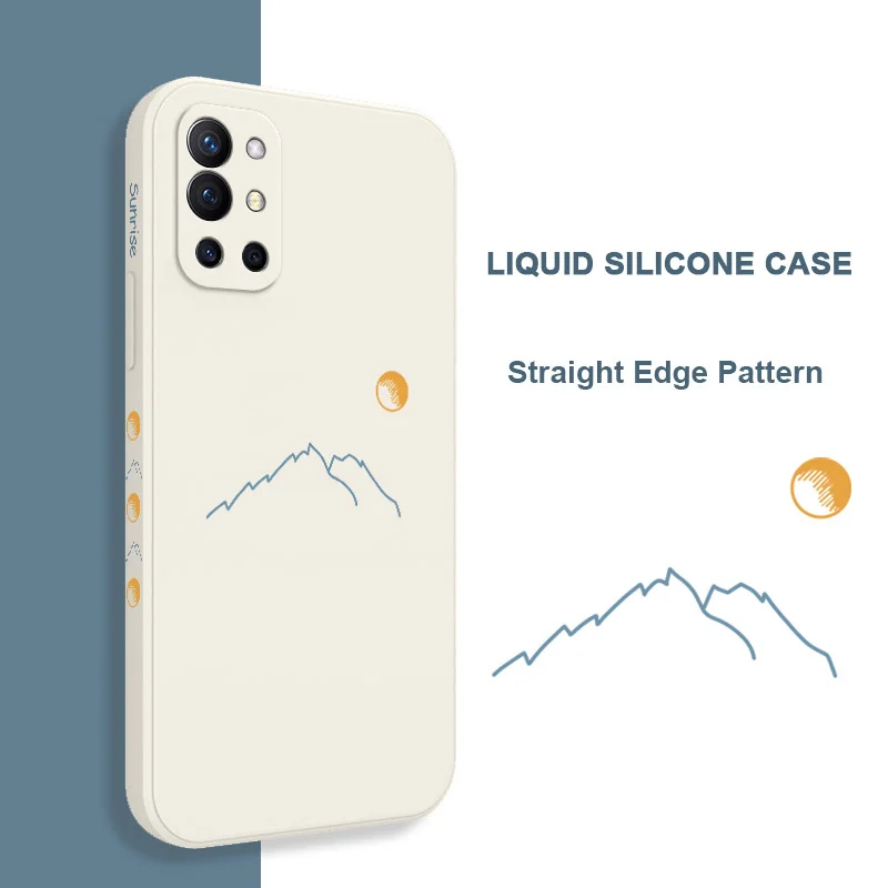 Line Mountain Liquid Silicone Phone Case - Premium Protective Cover