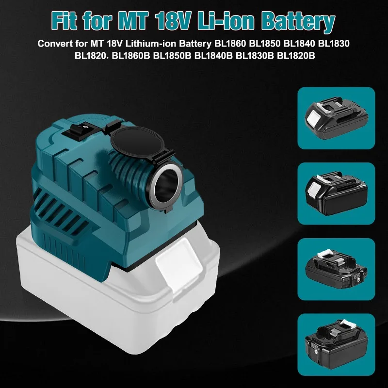 USB 및 Type-C 포트가 있는 Makita 18/20V 배터리용 DIY 프로젝..