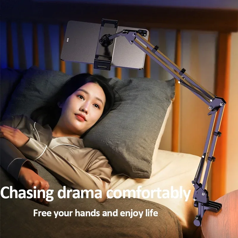 MoZhao Mobile Phone Stand Lazy Bedside Ipad Stand Tablet Holder Desktop Cantilever Support Bracket Phone Holder