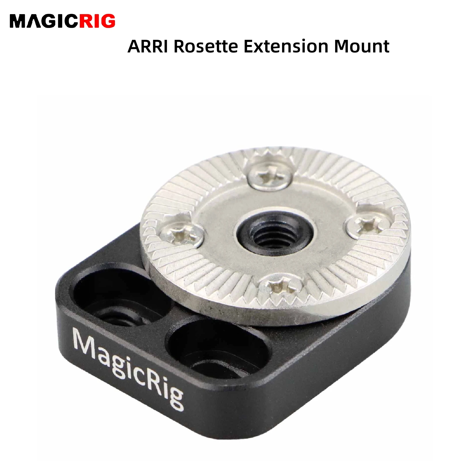 Magicrig Standard Arri Rosette Extension Mount Connettore Con Foro Filettato M6 Con Viti Da 1/4 "Per Accessori Per Rosette Arri