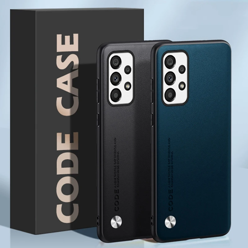 Premium PU Leather Shockproof Phone Case - Full Protection Luxury Back Cover
