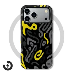 Abstract Graffiti Magnetic Phone Case with 2 - in - 1 Film Cover for Huawei Mate 50E (DF - CIX2H1 - JSS229)