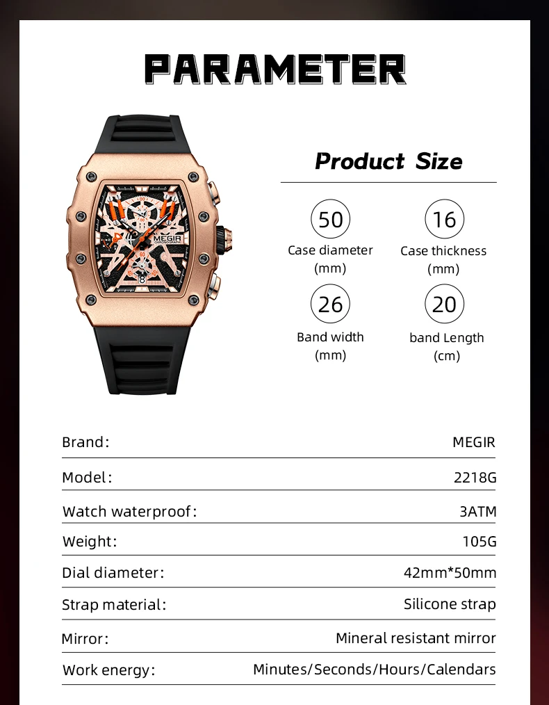 s Mens es Sports Military Wrist Date Luminous Quartz Clock Chronograph for Mens 2218_voghion.com