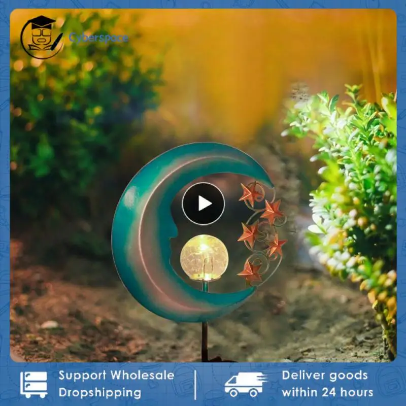 

Ночник для дома и сада, прочный водонепроницаемый светодиодный светильник в стиле ретро, с питанием от солнечной батареи, в форме полумесяца, с датчиком освещения