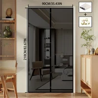 Magnetic Screen Door No Drill Self Stick Mosquito Net for Windows Summer Insect Proof Strong Magnet Curtain Room Divider 3