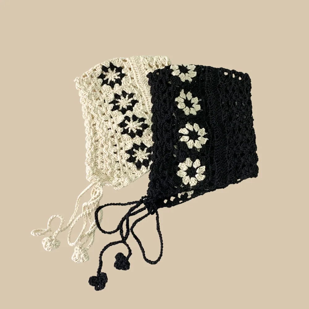 Crochet Hat Women's Summer Sun Beach Hat Cap for Women beach sunshade knit beanie hat