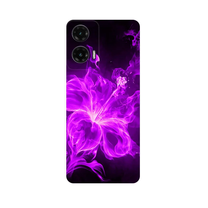 Cute Cartoon Silicone Back Cover with Soft TPU Bumper