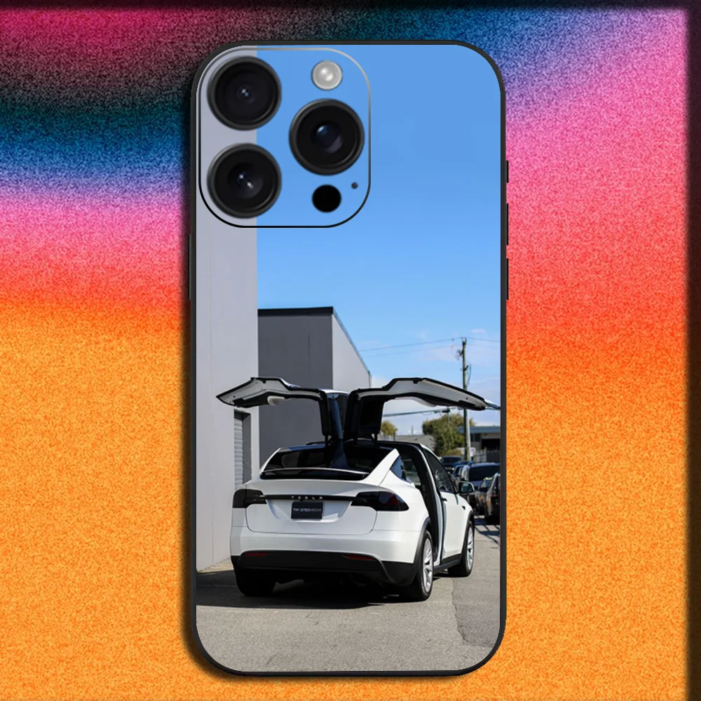 Sleek Black SUV Sport Car-Inspired Soft Phone Case