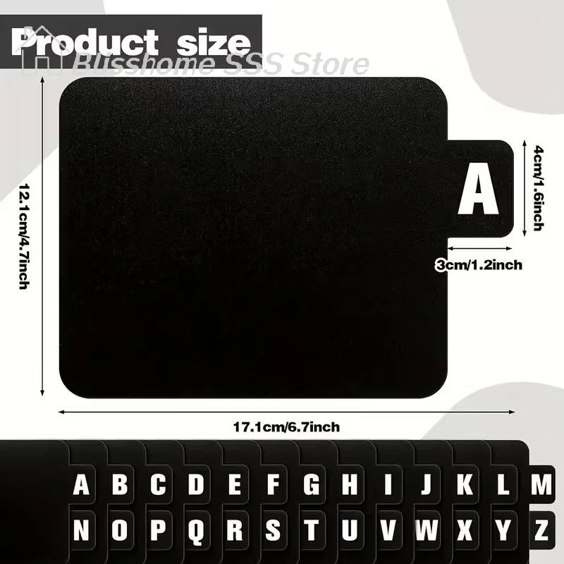 【S】26Pcs/set CD/DVD/Vinyl Record Organizer Dividers A-Z Alphabet File Storage Separator For Music Albums Office Home - 6