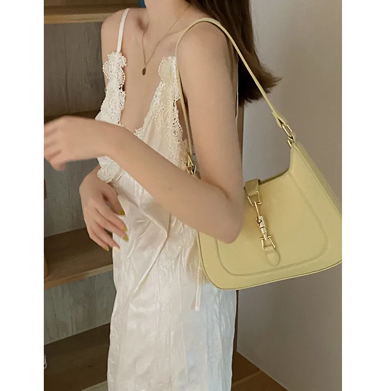 

Top Quality Luxury Brand Purses Handbags Designer Leather Shoulder Crossbody Bags Women Dual Straps Underarm Sac