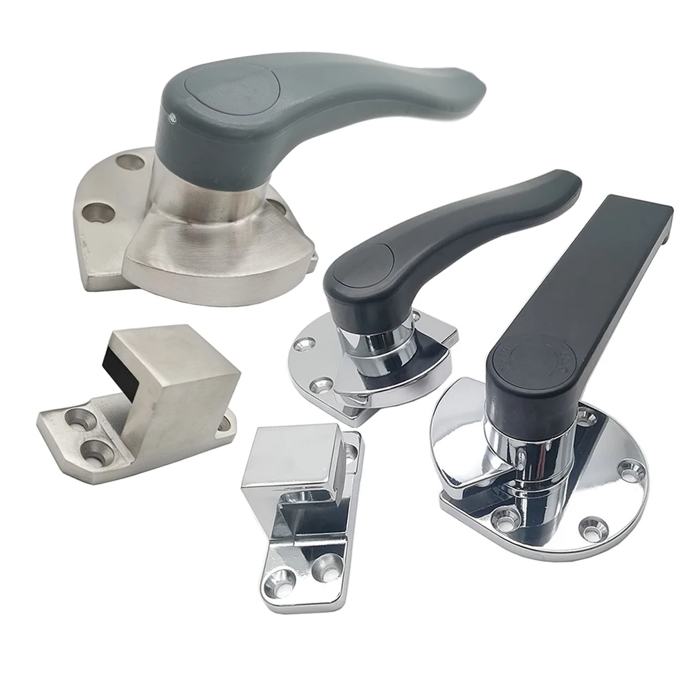 Zer Forno Maçaneta da Porta de Armazenamento Frio Industrial Frutos do Mar Navio Caixa Botão de Bloqueio Gabinete Trava Equipamento de Ferragem Puxar Parte Planta