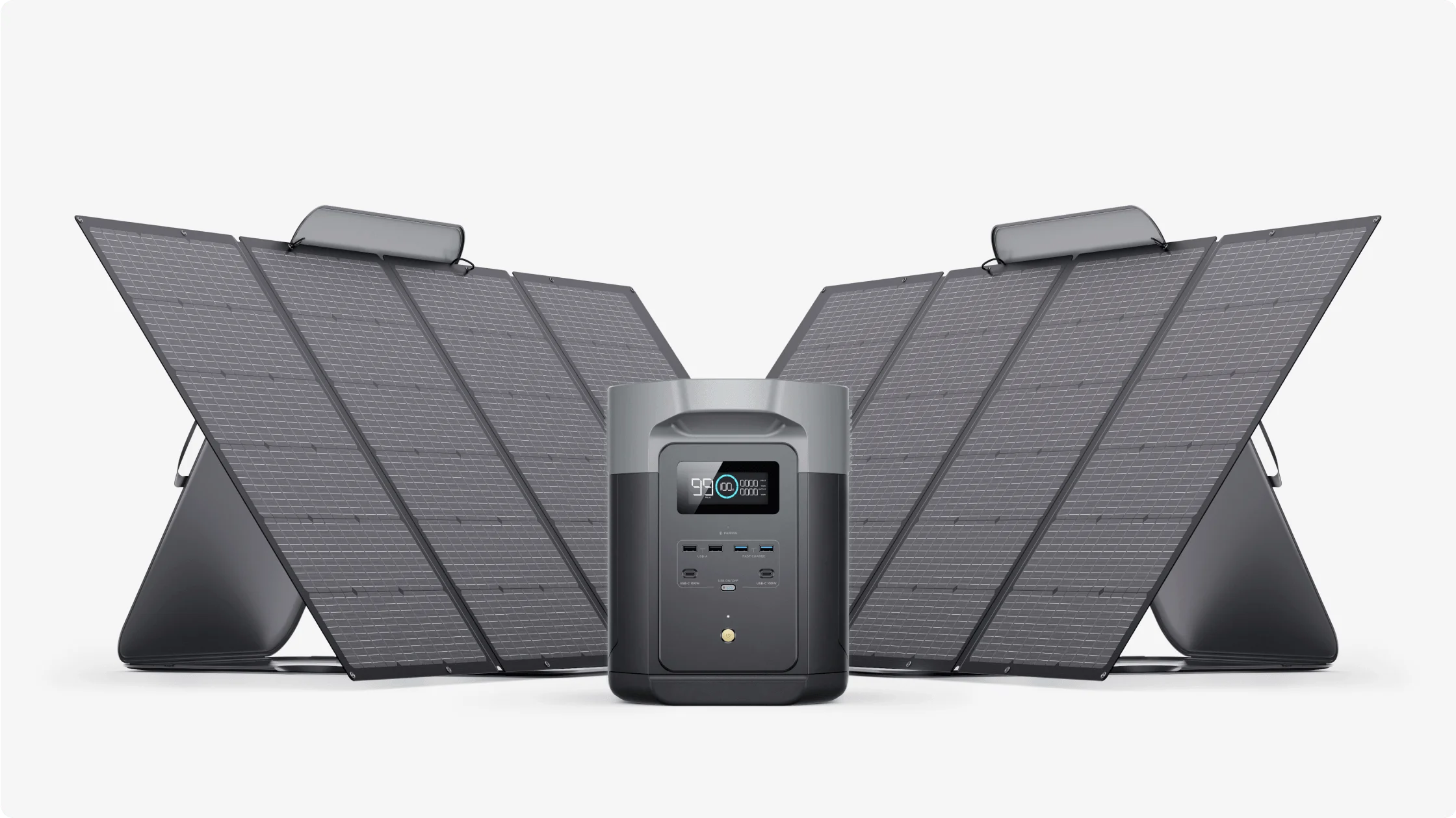 ECOFlow Portable Power Station DELTA 2 Max, 2400W LFP Solar Generator, 2046Wh So