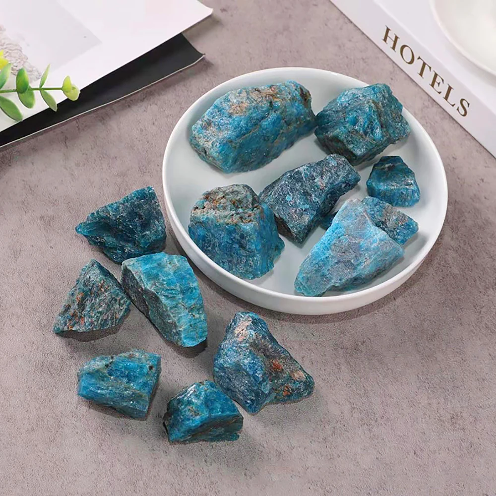 Natural Quartz Crystal Stones Apatite Ore Fluorite Irregular Shape Real Mineral Rock Reiki Healing Specimen Home Decor