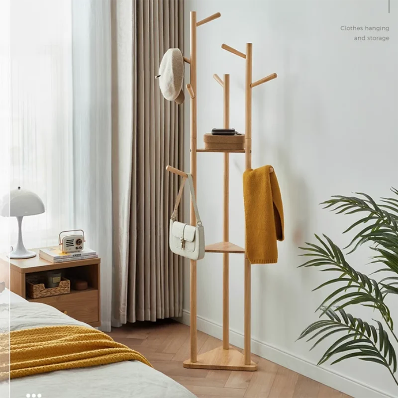 

Organizer Clothing Rack Nordic Bedroom Boutique Living Room Coat Stand Balcony Corner Standing Mueble Para Ropa Furniture DWH