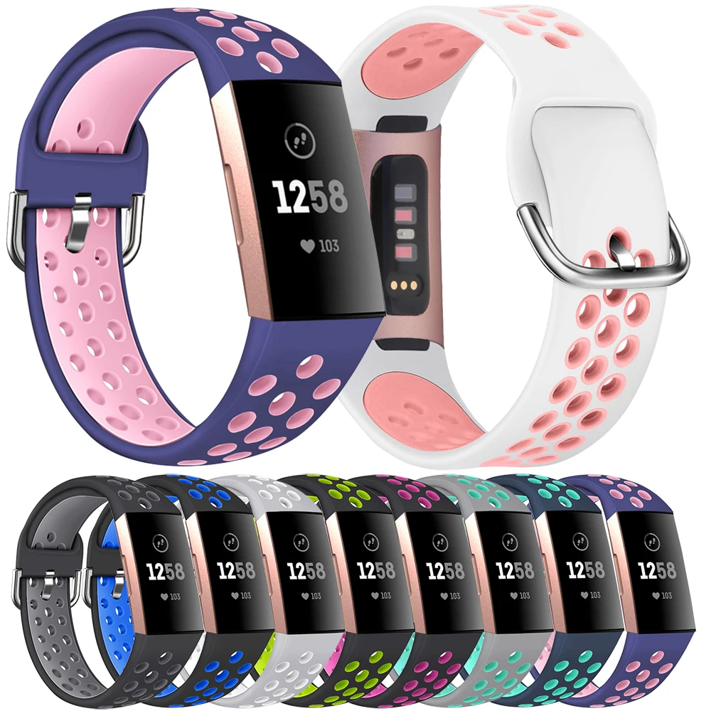 Cinturini In Silicone Morbido Premium Per Fitbit Charge 3 4 Cinturino Sportivo Cinturino Correa Per Fitbit Charge 4 3 3 Se Watch