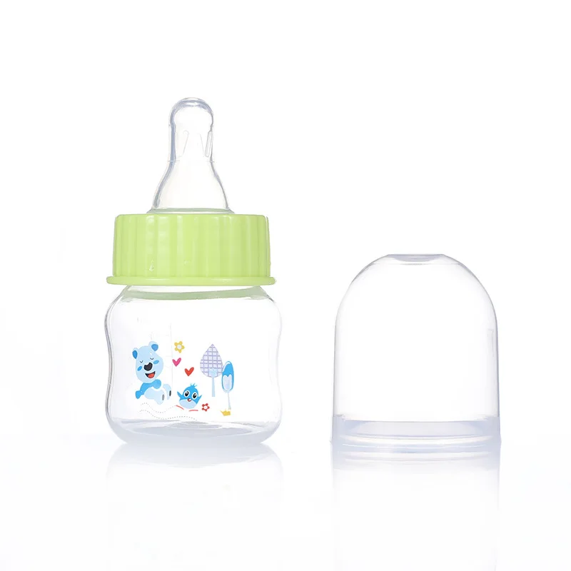 50ML Newborn Children Infant Baby Boy Girl Standard Mouth PP Feeding Bottle Drinking Water Breast-like Feeling-Random Pattern