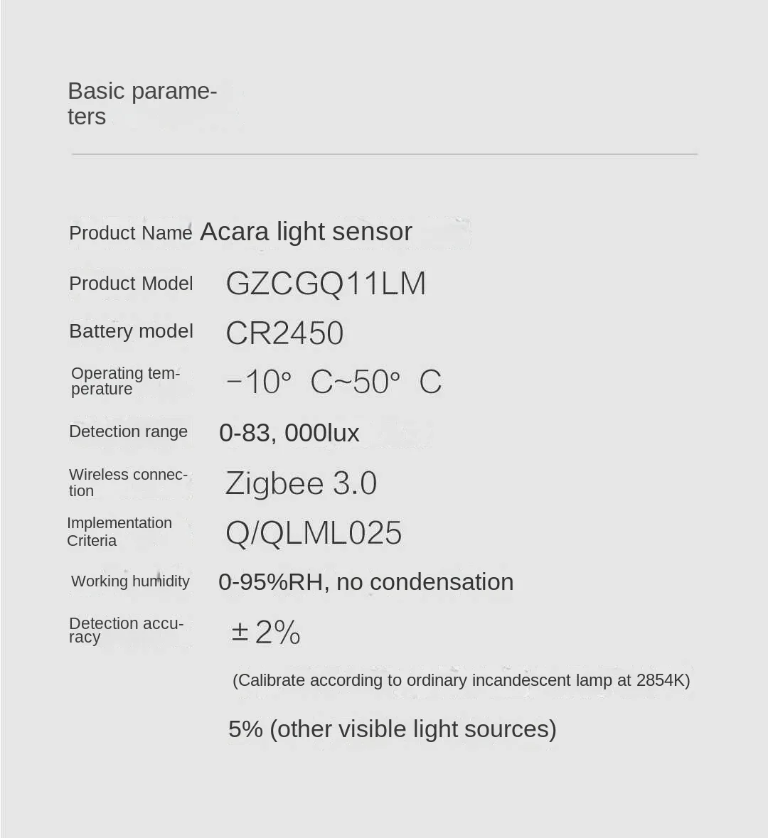 Original Light Sensor T1 Zigbee 3.0 Brightness Sensor Smart home Light Detector