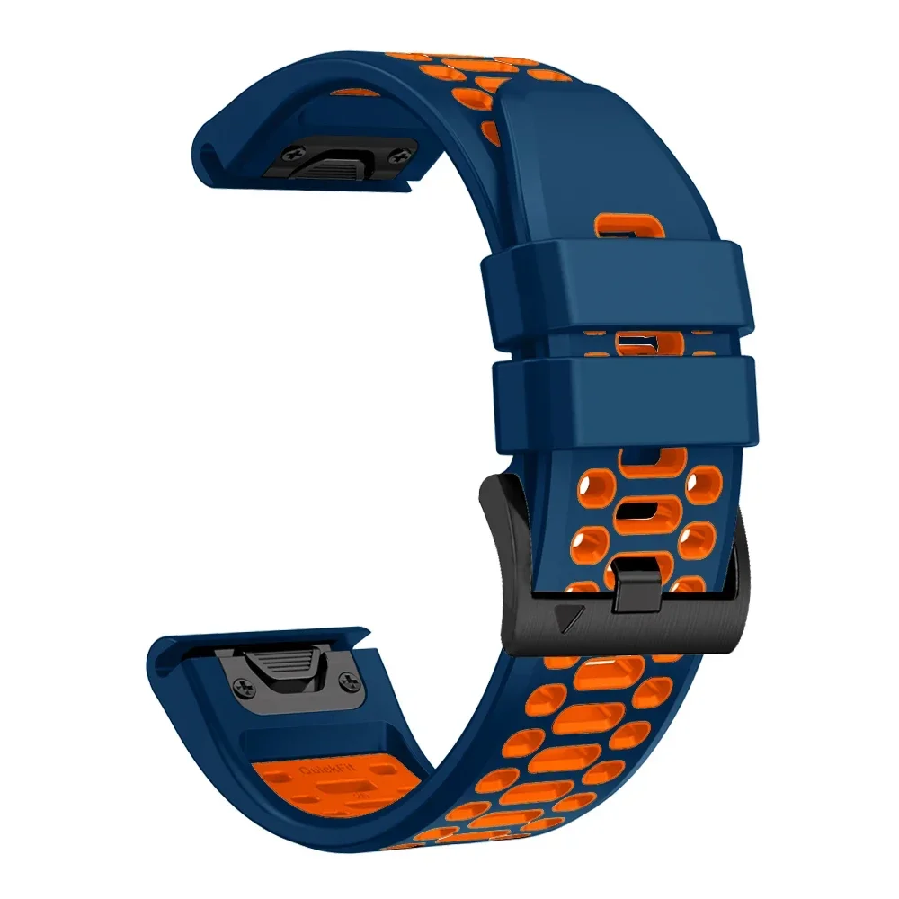 Silicone Quick Release Watch Strap, 26mm & 22mm Adjustable Wristband Bracelet