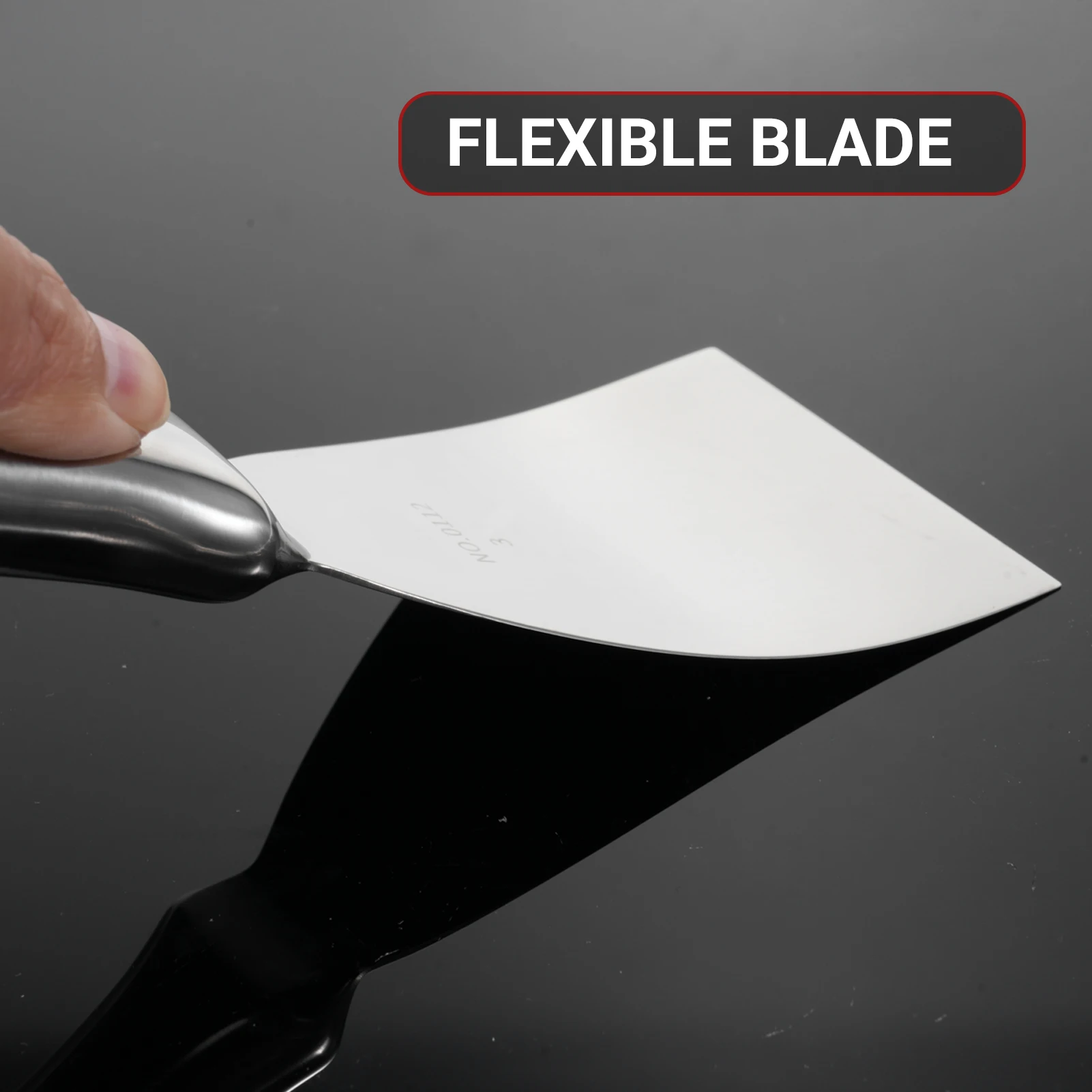 مجموعة أدوات مكشط من الفولاذ المقاوم للصدأ بالكامل ، سكين من عجين ، مكشطة طلاء ، "2" ، 3 "، 4" ، 5 "، 6" ، 8 "، 5 أو