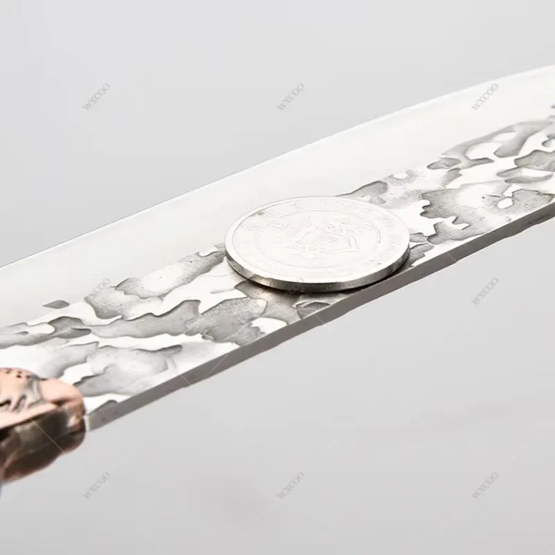 Kitchen Knives WXCOO Forged Kitchen Chef Knife Set Stainless Steel Meat Fish Fruit Vegetables Slicing Knife Butcher Boning Cleaver Knives