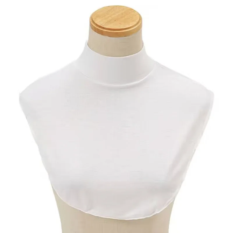 Einfache Dickey Gefälschte Falsche Kragen Frauen Modal Halb Kragen Mode Einfarbig Rollkragen High Neck Abdeckung Abnehmbare Hals Kragen – Detail 13