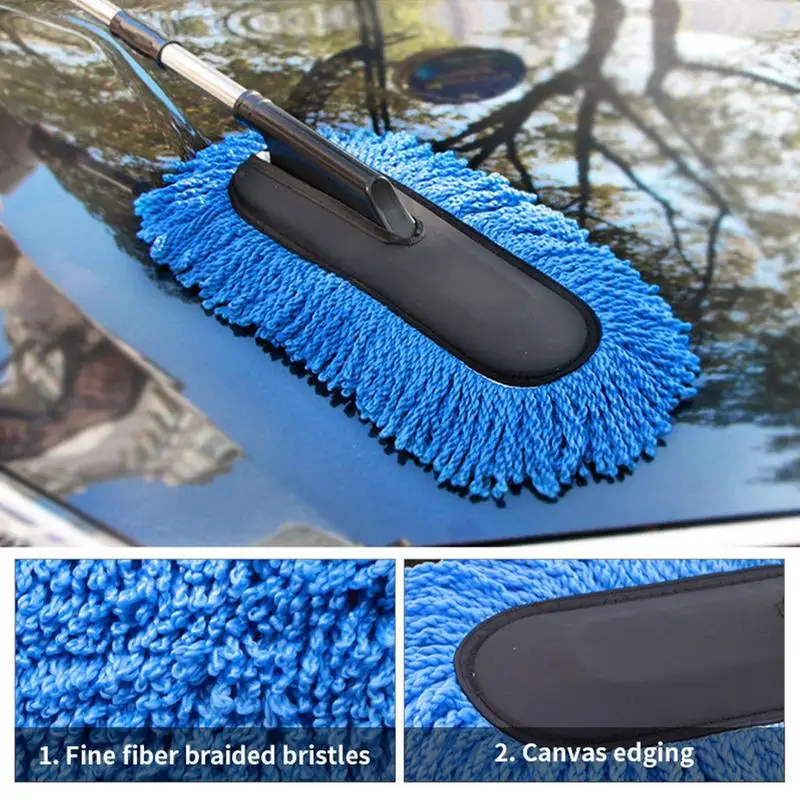 

Car Duster Scratch Free Portable Soft Cleaning Tool Super Soft Cleaning Brush Car Interior Detailing Kit For Auto Vehicles