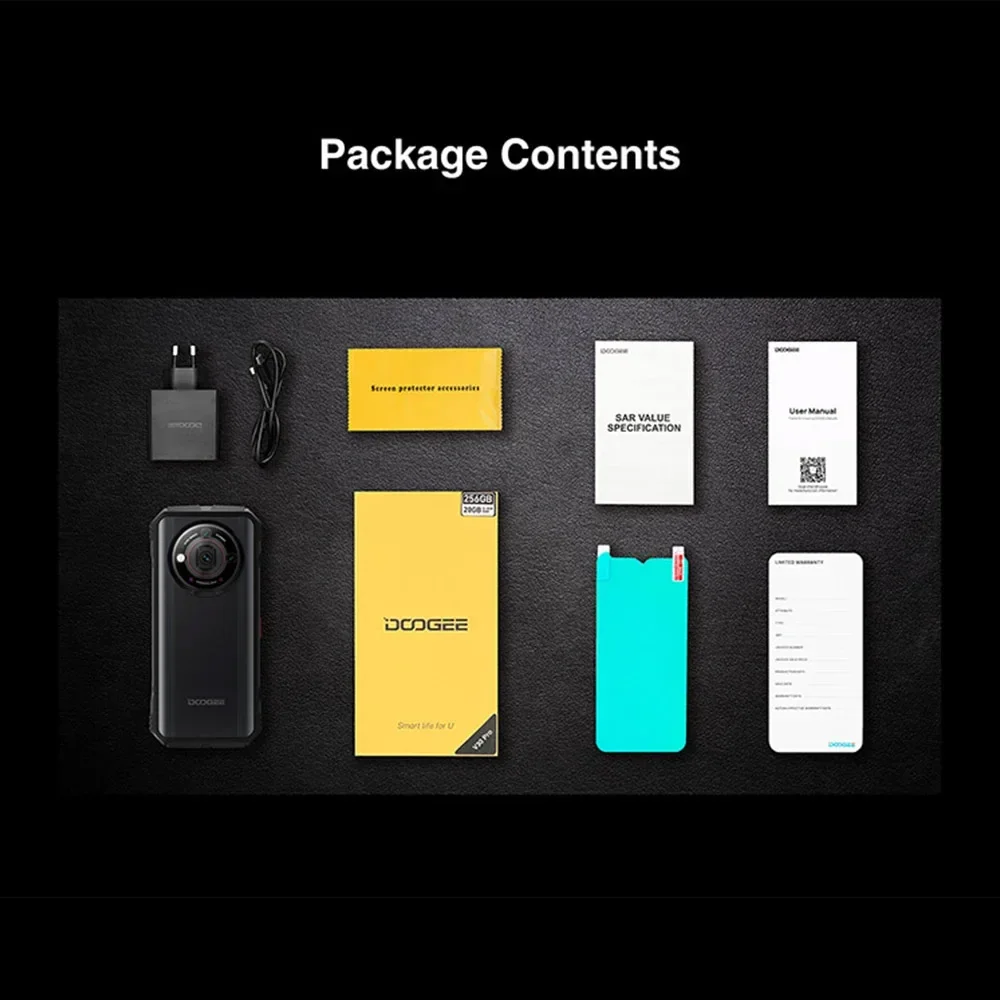 DOOGEE V30 Pro Rugged 5G Smartphone Octa Core 32GB+512GB 200MP Android 13 Cell Phone 6.58Inch FHD 10800mAh 33W Fast Charging NFC