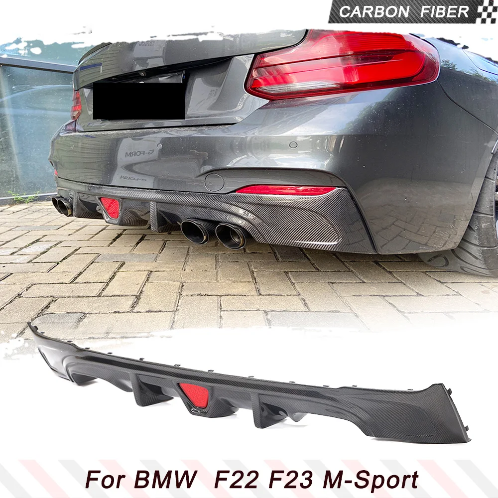 Fit For BMW F22 F23 M235i M240i 14-19 Rear Bumper Diffuser Lip W