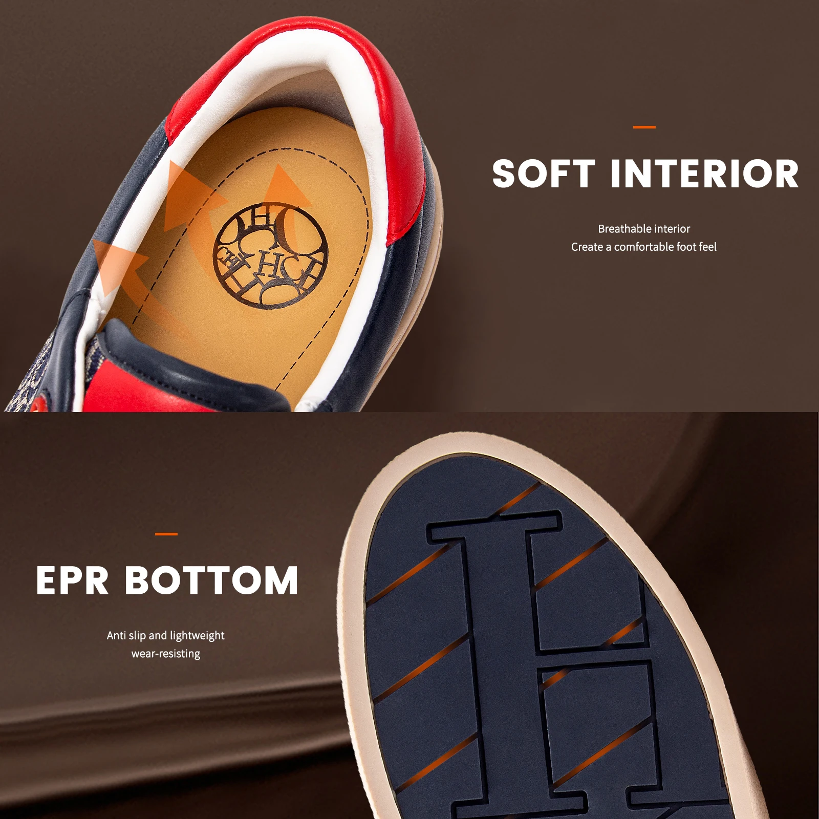 Men's Casual Shoes Flat Lace Up Shoes Monogrammed Loafers casual shoes
