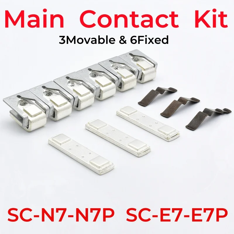 SC-N7용 메인 접촉 키트 2NC4F-CK 이동식 및 고정 접촉기 SW/SC-N7P 교체 키트 SC-E7 접촉기 액세서리