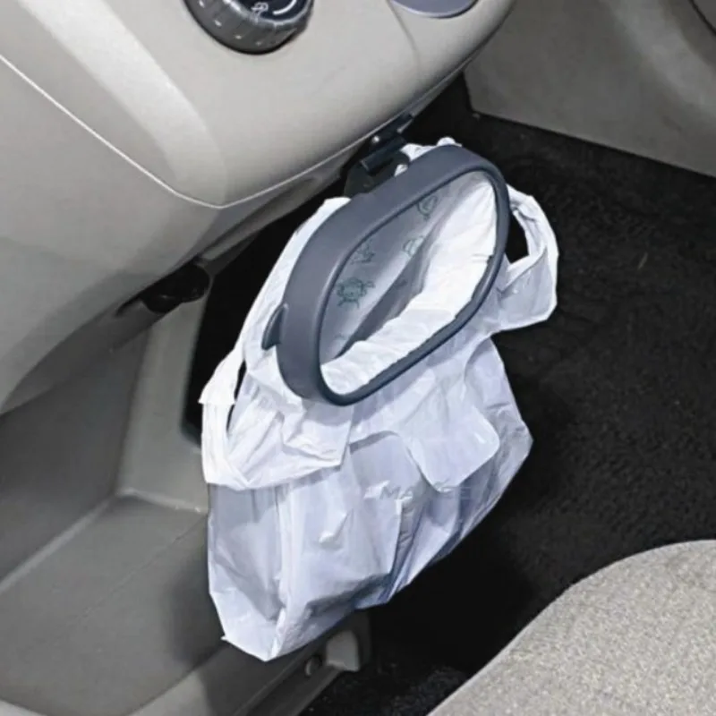 Portable Mini Car Trash Can Armrest Storage Box Hanging Vehicle Garbage Organizer Dust Case Auto Interior Accessories