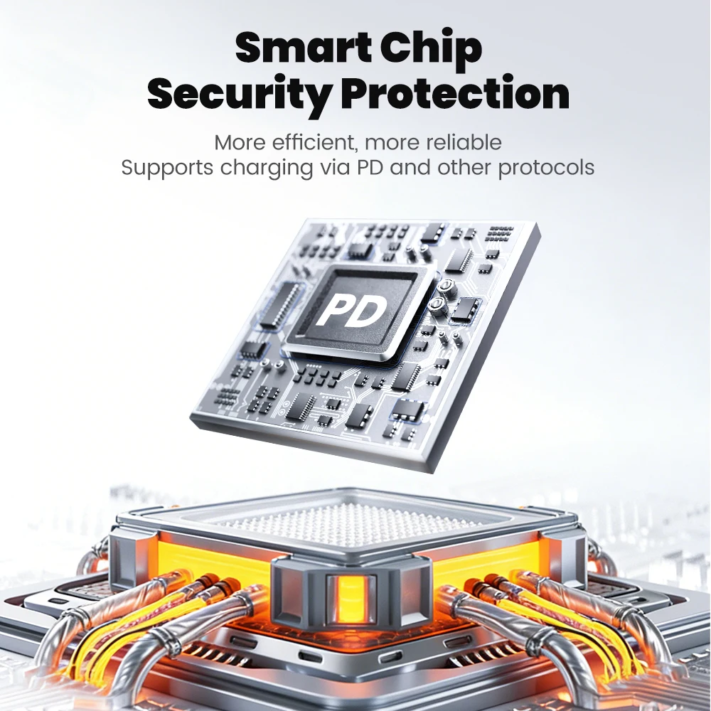 2-in-1 60W 타입 C to 타입 C 고속 충전 케이블, 유연한 실리콘 충전 및 데이터 전송 듀얼 타입 C 케이블 (아이폰 15, 16, 17 호환)