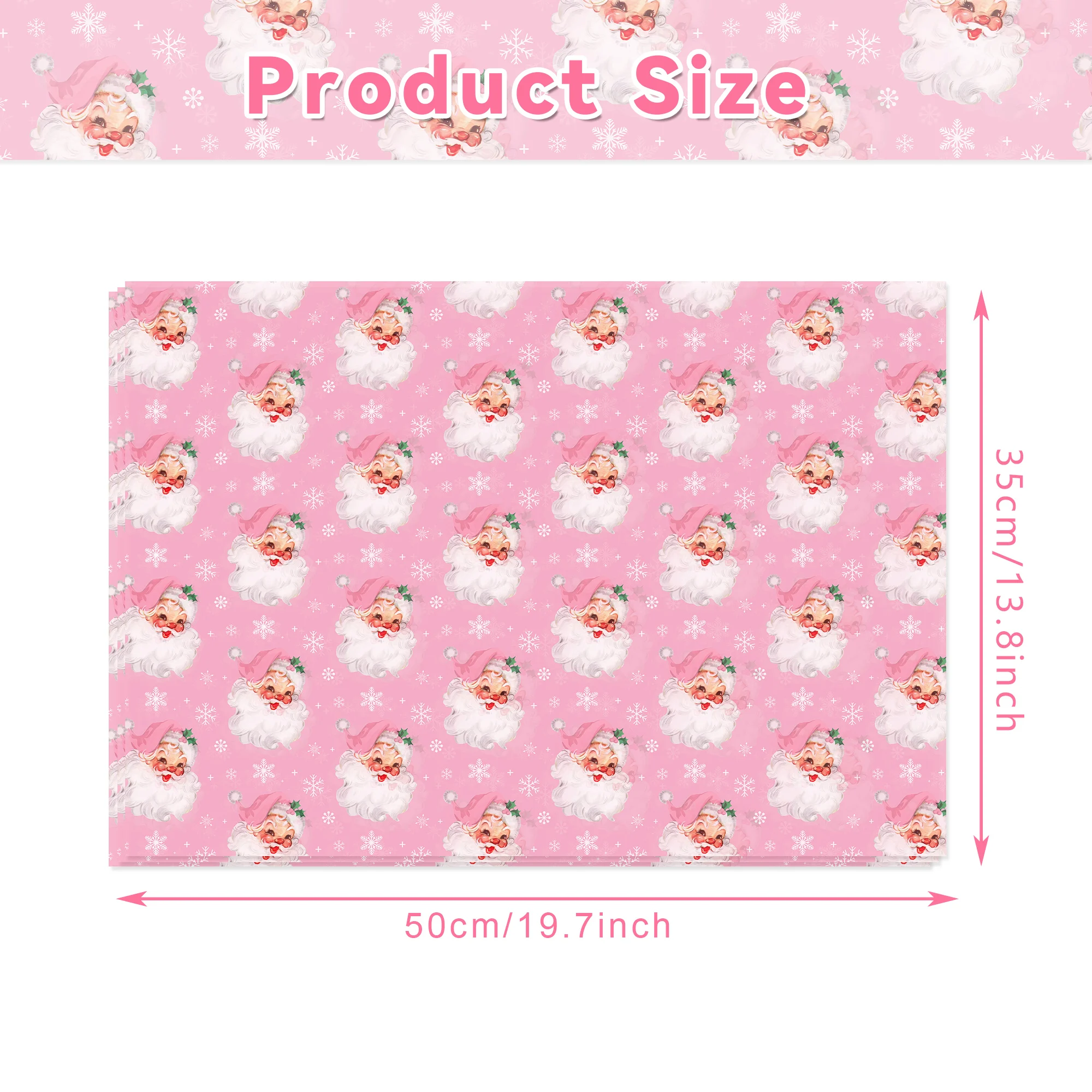 20/50 stücke Weihnachten Seidenpapier Schnee Birne Papier Winter Schneeflocke Geschenkpapier DIY Geschenk Verpackung Für Weihnachten Party liefert – Detail 4