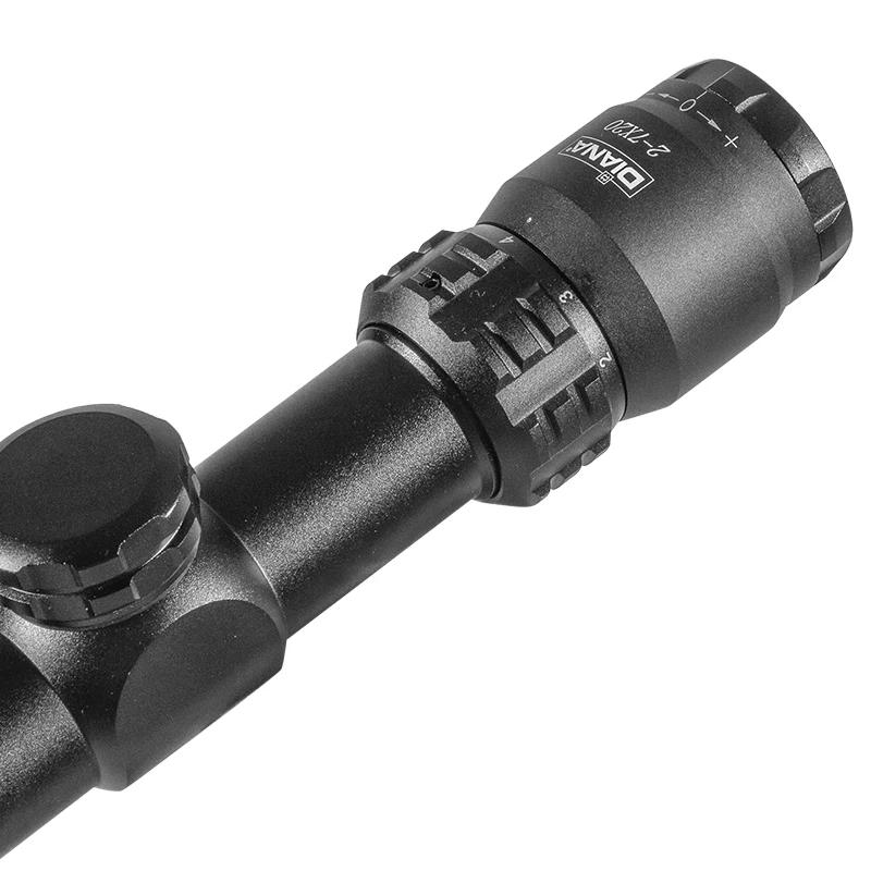 DIANA 2-7x20 HD Riflescope Mil-Dot Reticle Sight Rifle Scope Sniper Hunting Tactical Rapid Target Acquisition Airsoft rifle scope