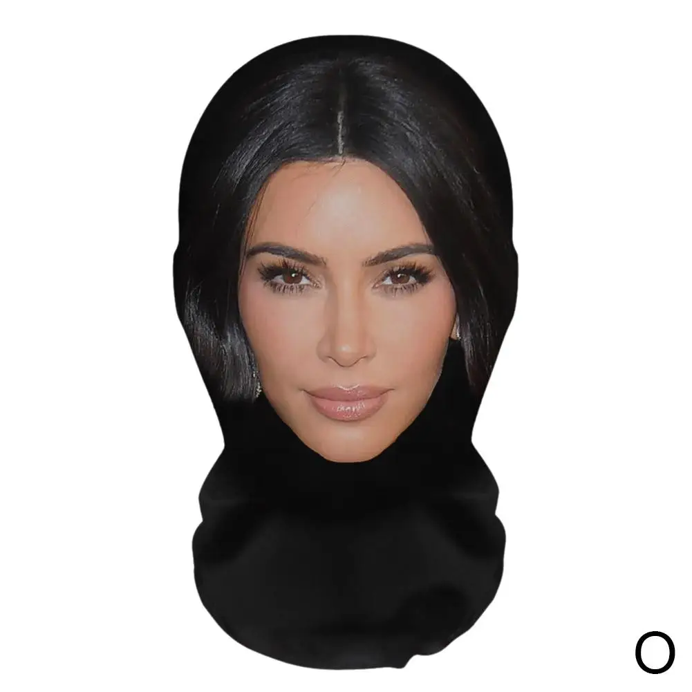 3D Seamless Celebrity Face Balaclava Headgear for PRanks and Performances