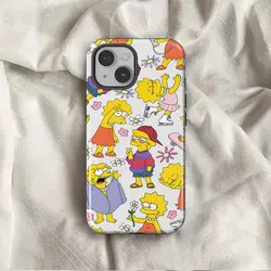 The Simpsons Lisa Soft Phone Case - Vibrant Cartoon Design Cover - iPhone 15 Plus (Mix01)