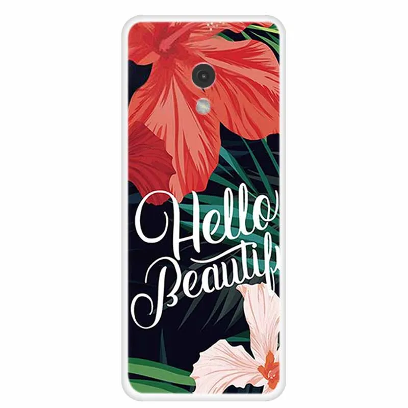 Clear Soft Silicone Floral Phone Case, Transparent Back Cover