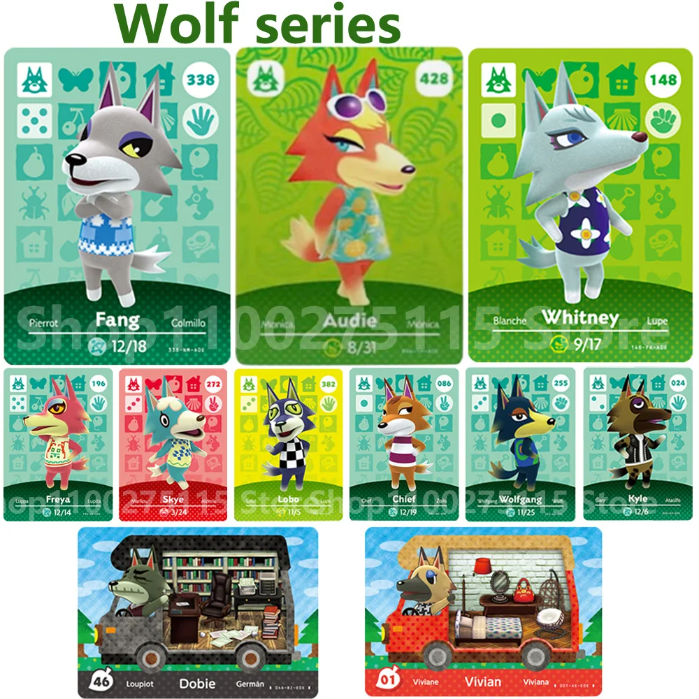 Animal Crossing New Horizons Sterni Coupons Wolf-series-Animals-Crossing-New-Horizons-Amxxbo-Card-NS-Switch-Game