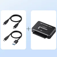 M2 SATA NVMe to USB 3.1 10Gbps Direct Plug 2.5 inch SATA SSD Adapter for 2230 2242 2280 22110 M2 SSD Enclosure Docking base - Image 6