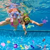 Kids Summer Pool Diving Treasure Hunt Game Ocean Treasure Acrylic Gems Underwater Water Games Pool Accessories Set Children Toys 2