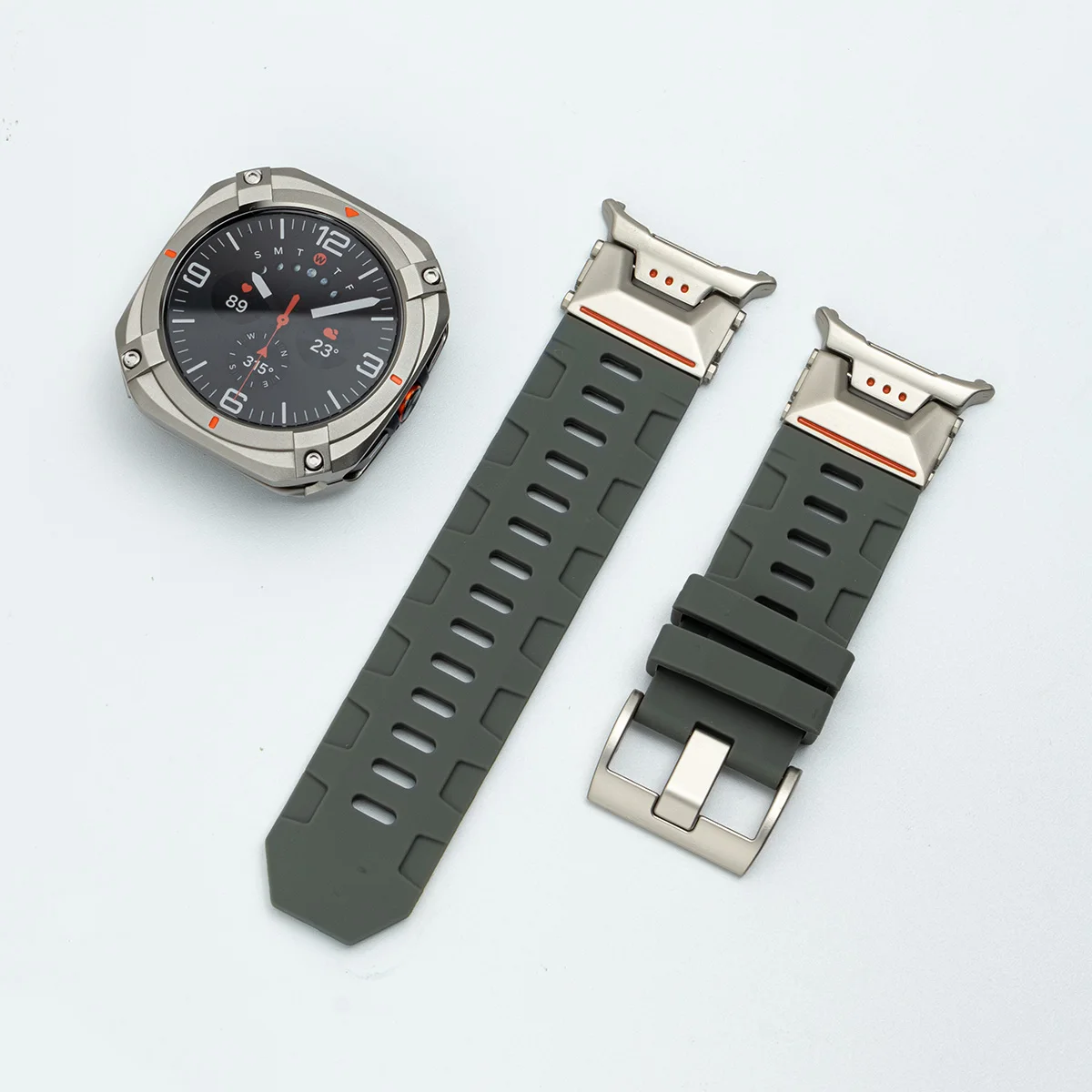 ตัวเลือกสินค้า สายซิลิโคนสุดหรูสำหรับ Samsung Galaxy Watch Ultra 2025