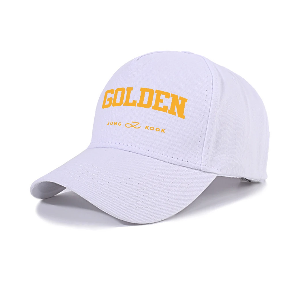 Kpop JUNGKOOK Athletic Baseball Cap JK Jung Kook GOLDEN Einstellbare Größe Grafikdruck Pferdeschwanz Damen Hüte Gorras Para Hombres – Detail 8