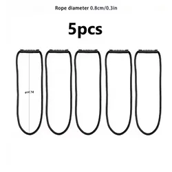 Nylon Cord Organizer Holder with Triangle Buckle for Cable and Hose Management (5pcs 40cm)