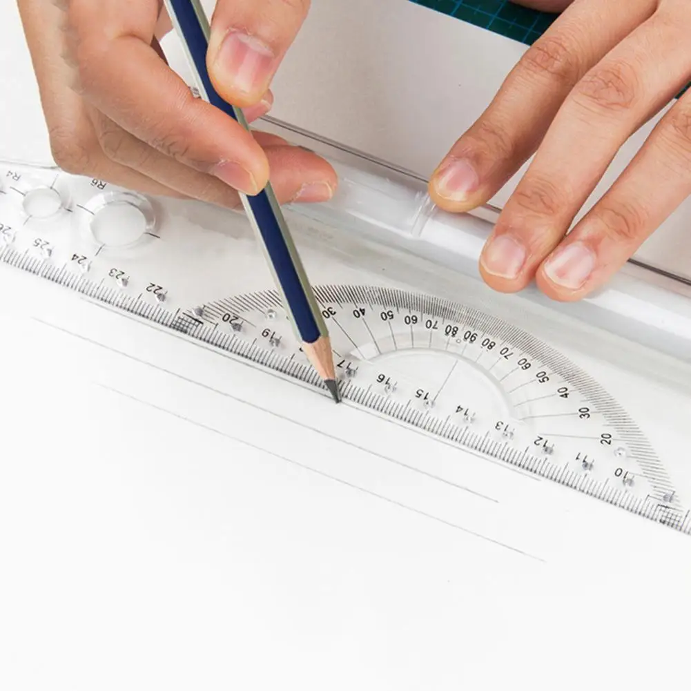 Lightweight  Great Math Drawing Parallel Roller Ruler Portable Drawing Ruler Easy to Use   for Sewing