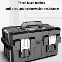 Multifunctional Thickened Tool Box Folding Storage Box Home Professional Electrician Maintenance Portable Shockproof Tool Box 1