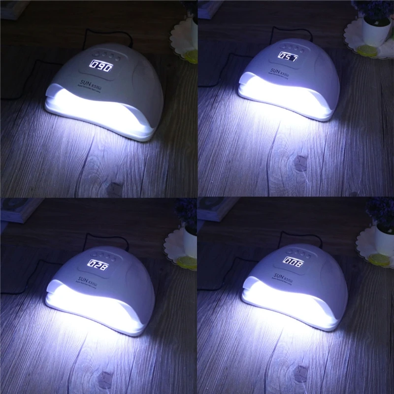 80W Resin Dryer UV GEL Curing Lamp polish Drying tool US EU