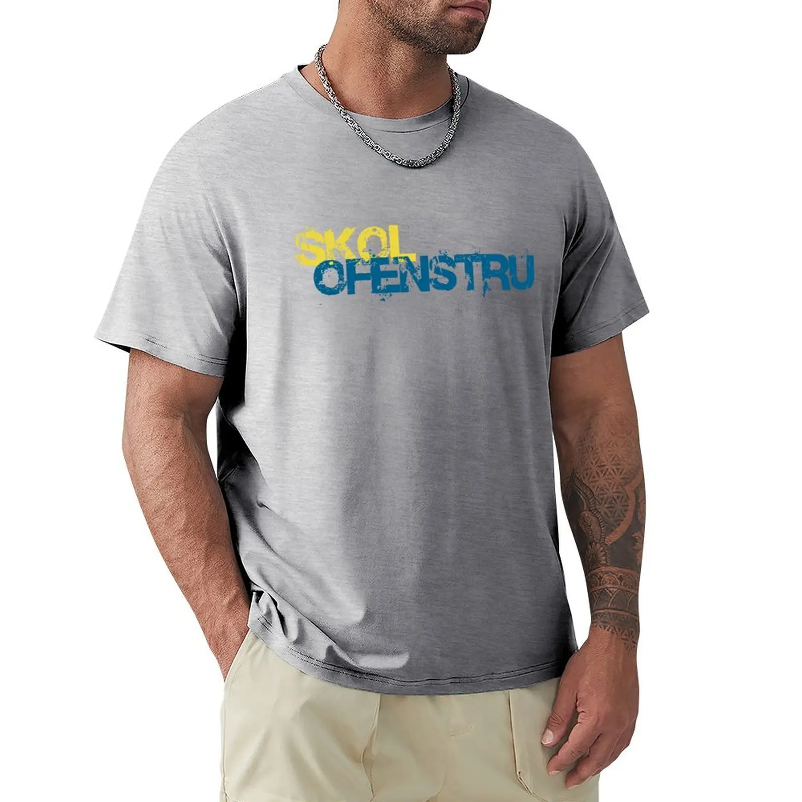 

SKOL OFENSTRU T-Shirt funnys summer tops men t shirt