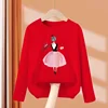 Aimi Lakana Student Girl Fashion T-Shirt Kids Long Sleeve Tops Spring Party Dresses Girls Cotton Printed Shirt 4