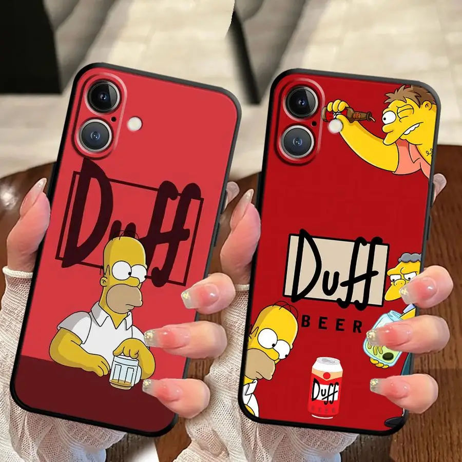 Cartoon Simpson Soft Back Phone Cover